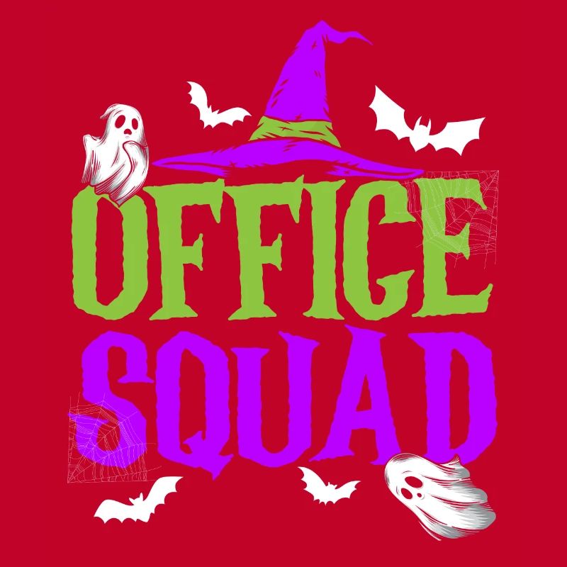 Lustiges Halloween Kostüm Büro Squad Trick Oder