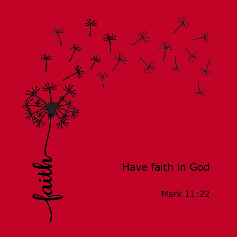 Foi Pissenlit Conception chrétienne Marc 11:22