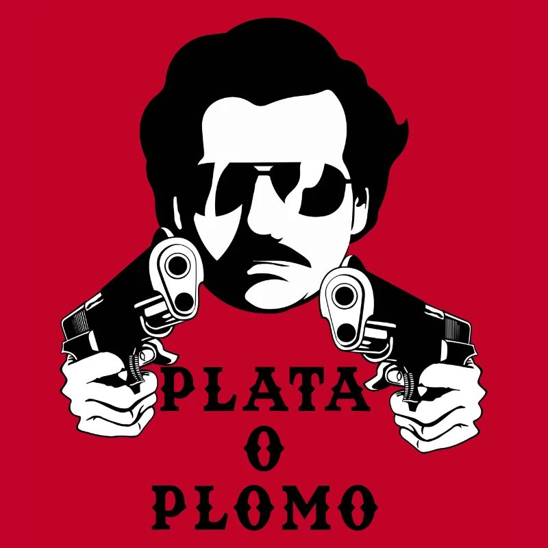 Pablo Escobar - Silber oder Blei-T-Shirt
