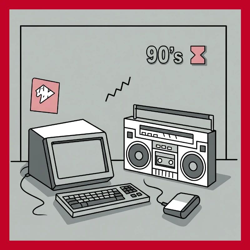 90s cult objects : Walkman, computer and Co.