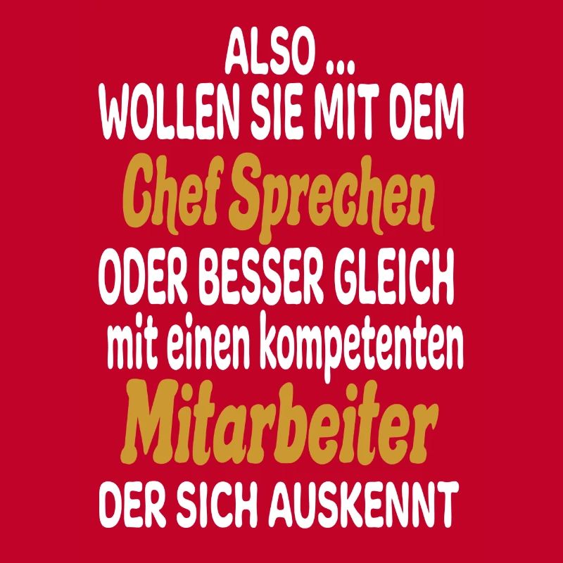 Wollen Sie Mit Chef Sprechen Oder Mitarbeiter