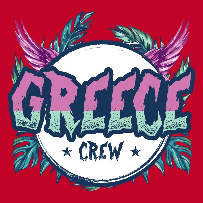 Grèce Crew Coloré