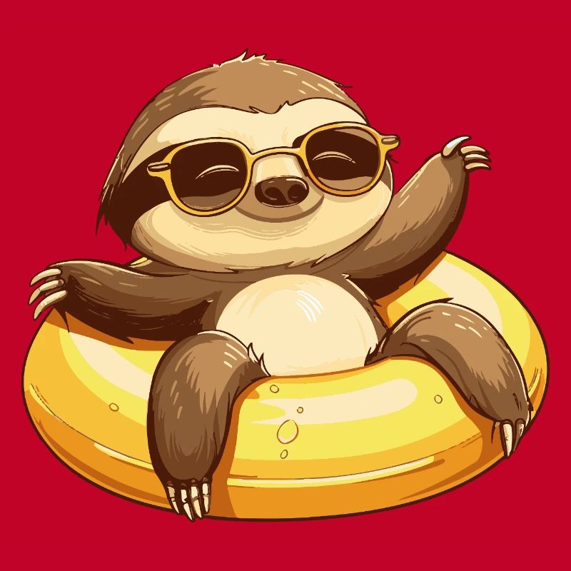 Sloth Comic Cool