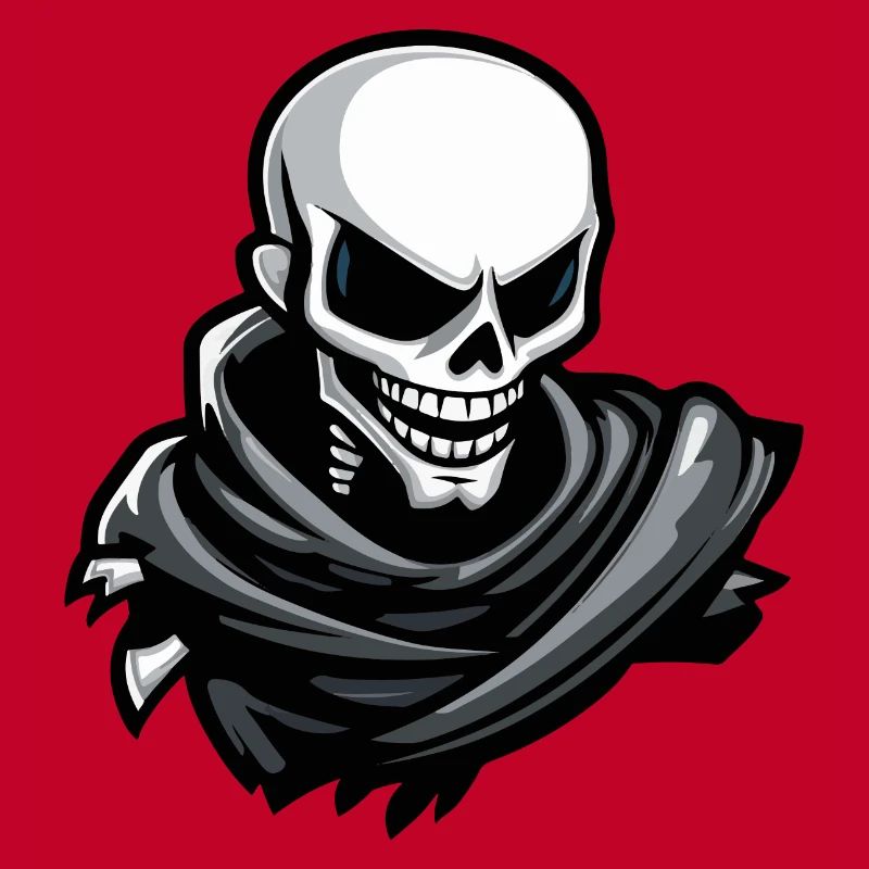 Skull Halloween Comic