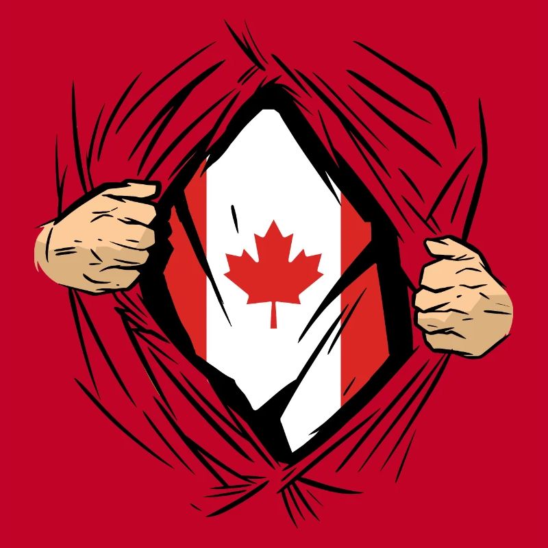 Drapeau du Canada Feuille d’érable Drapeau canadien Canada