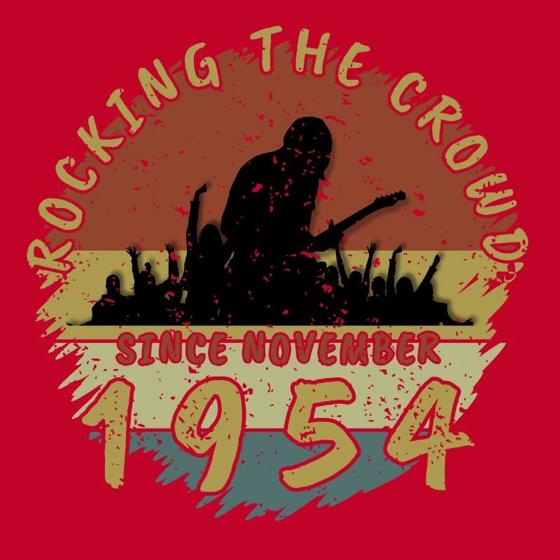70th Birthday Rocking this planet GIT 11/1954