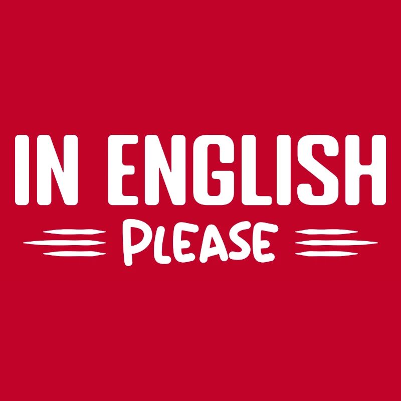 Auf Englisch bitte Lehrer Englisch Beruf Humor