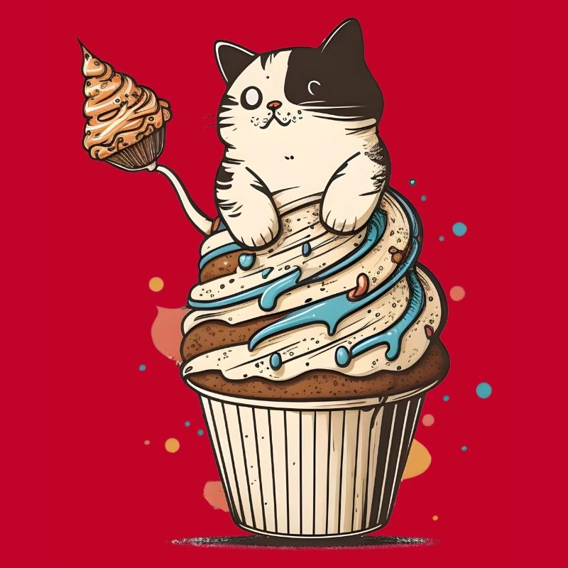 Cupcake Katze