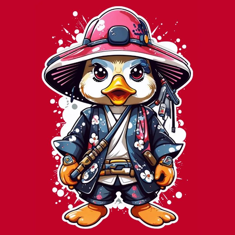 Quack-tastic Samurai Adventures: Cute Samurai Duck