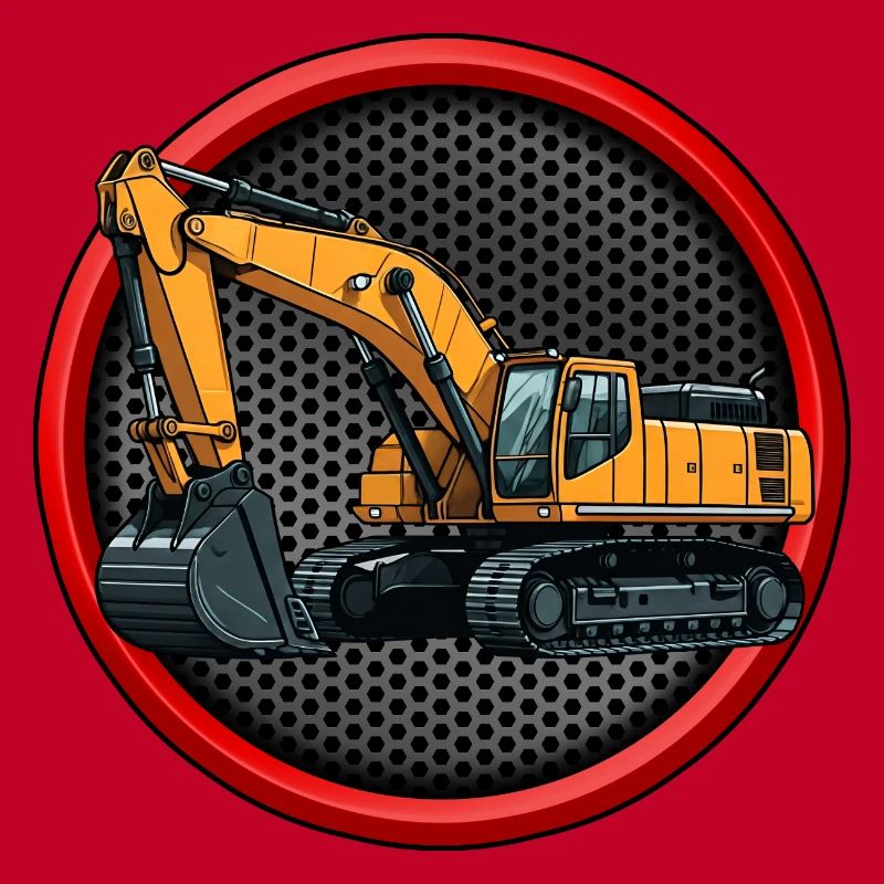 Bagger Baustelle Bauarbeiter Baggerfahrer