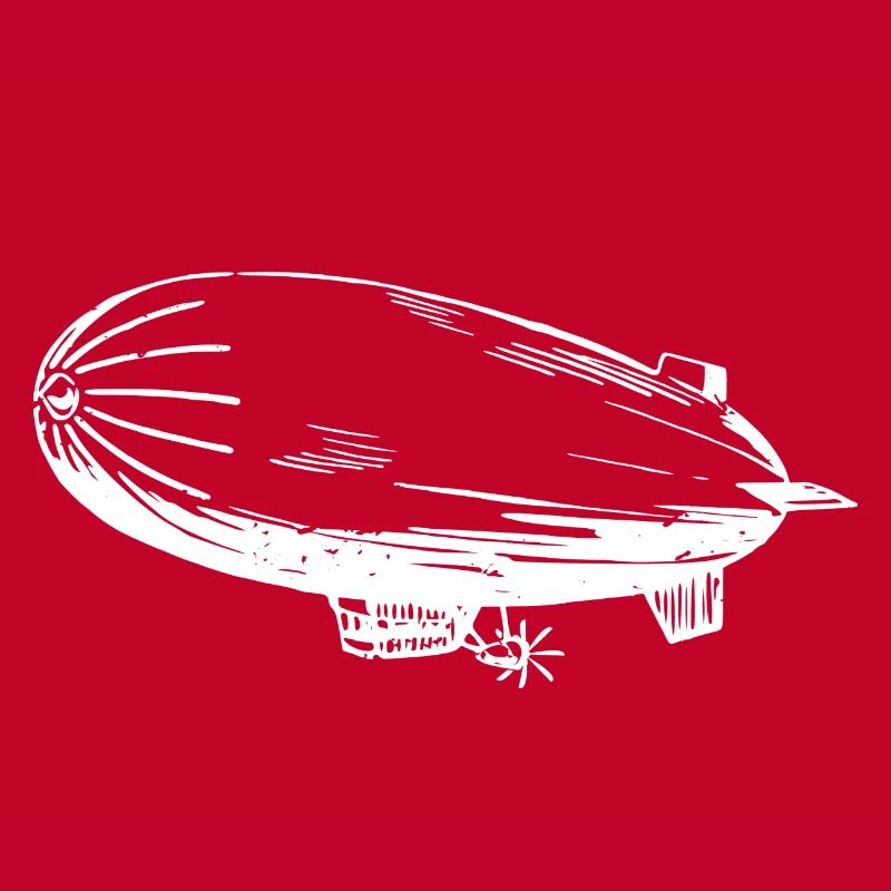 Silhouette eines Luftschiffs – Stilvolles