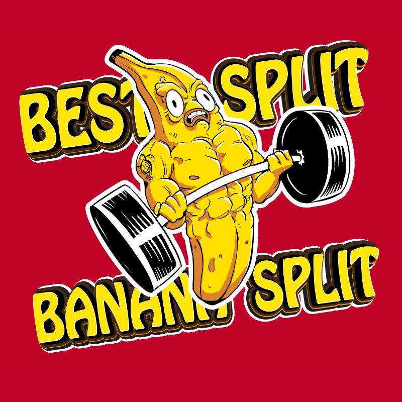 Training Workout Banane Banana Split Gym Geschenk