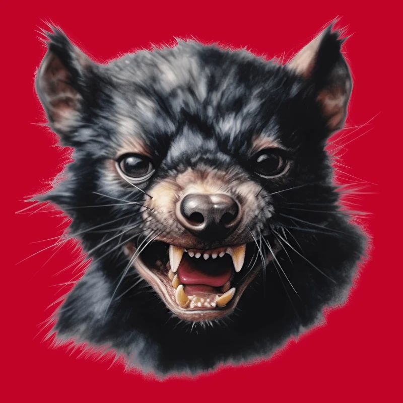 Looming Tasmanian devil
