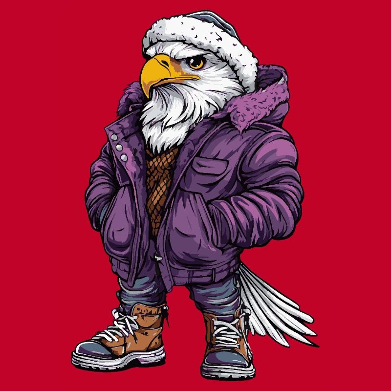 Eagle Funny Winter