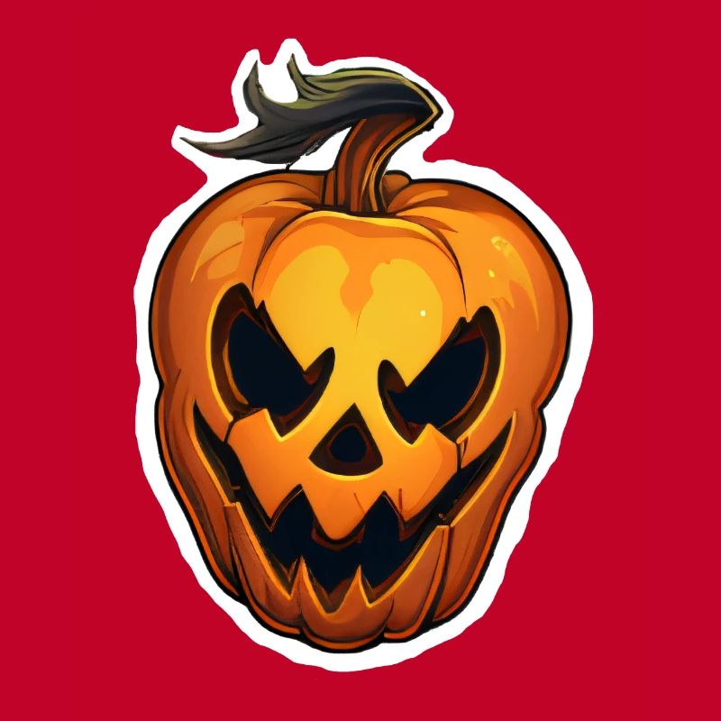 Evil Halloween Pumpkin
