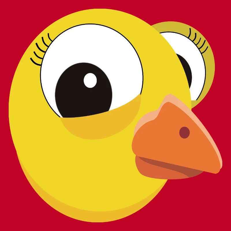 Cute Chick Head Easter Easter Carnival Funny