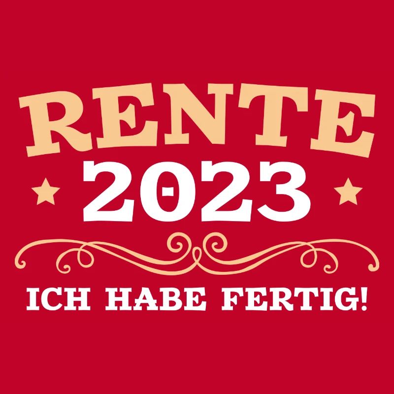 Renteneintritt Rente 2023 Ruhestand Geschenk Mann