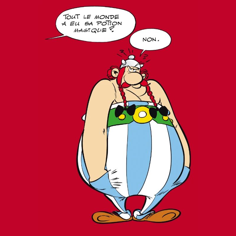 Asterix & Obelix - Obelix speach bubbles