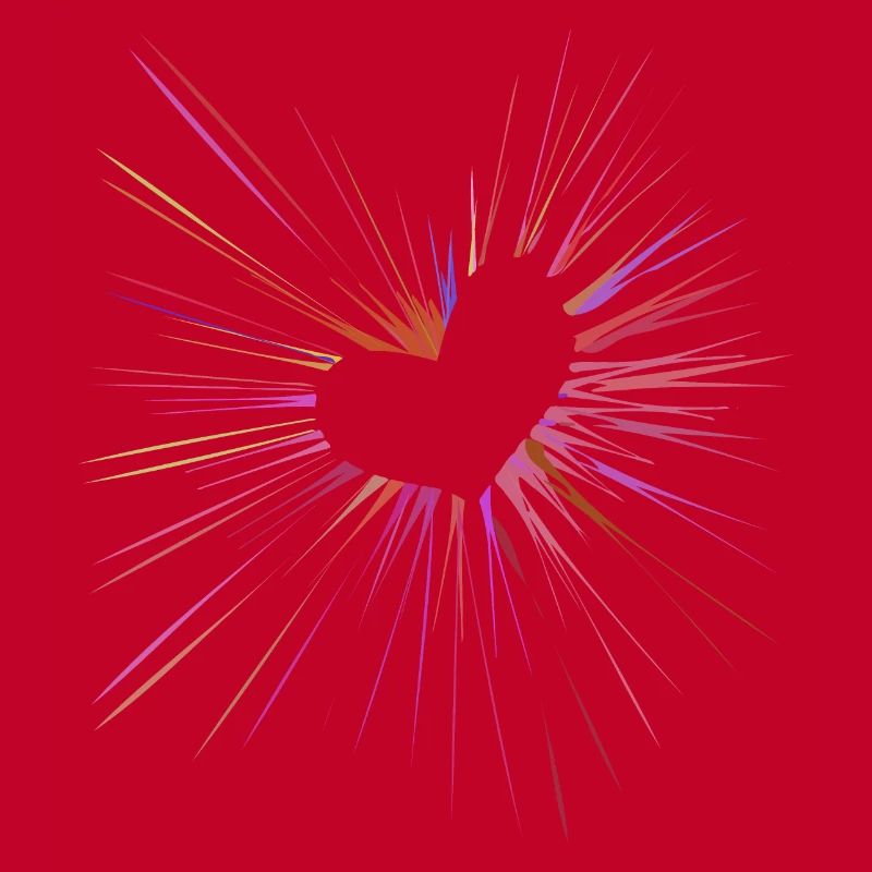 Supernova-Herz - Explosion der Farbe