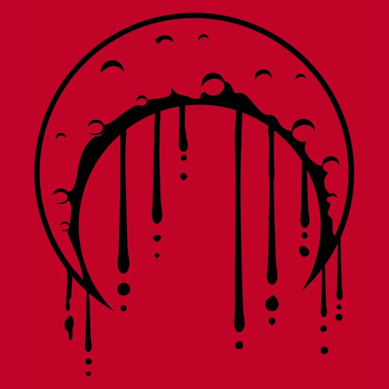 Graffiti Drops Moon