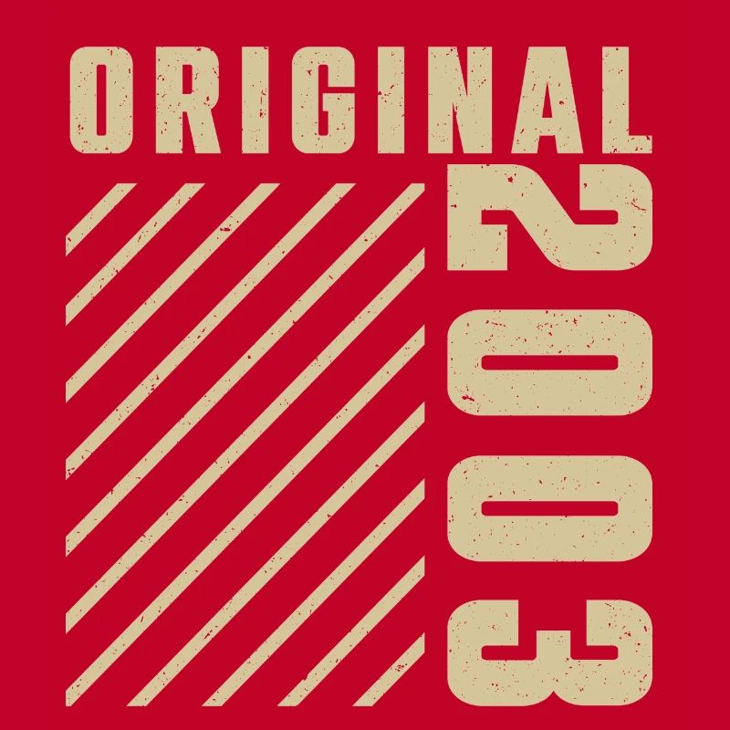Original 2003 Authentic 2003 Vintage Bursdag