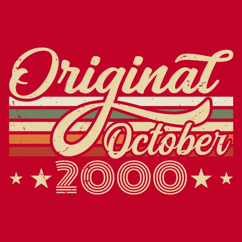 October 2000 Birthday in October - October 2000