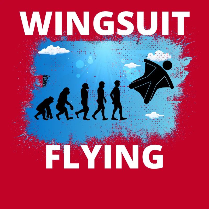 Wingsuit volant Base Jumping Skydiving Evolution