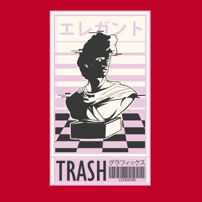 Trash 80s retro design