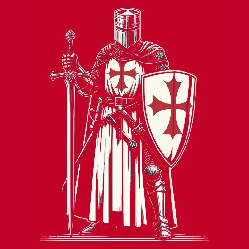 Deus Vult Crusader Knights Templar Middle Ages