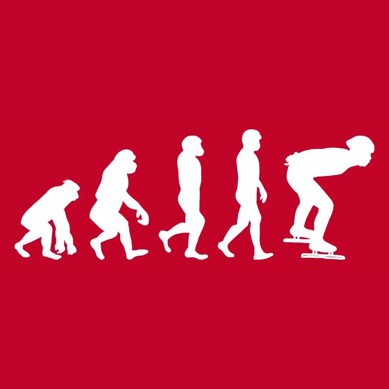 Speed Skating Ice Skater Skate Race Evolution