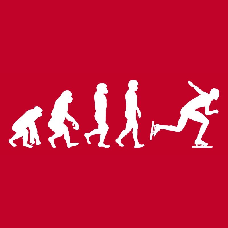 Speed Skating Ice Skater Skate Evolution