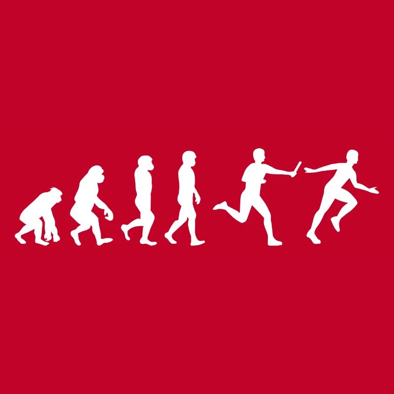 Relay race run athlete track & field Evolution