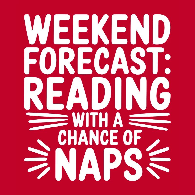 Wochenendvorhersage-Lesung mit der Möglichkeit eines Nickerchens