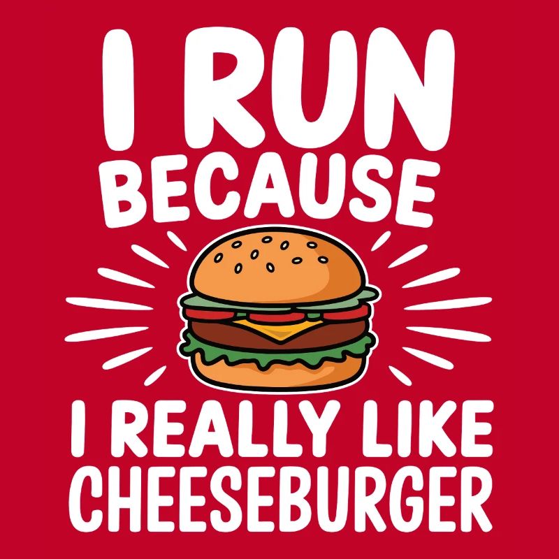 Je cours parce que j’aime beaucoup le Cheeseburger Jogging