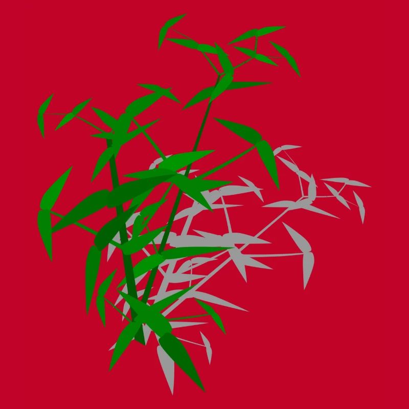 Bamboo with shadow
