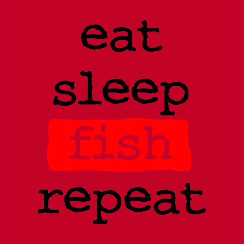 manger dormir poisson répéter