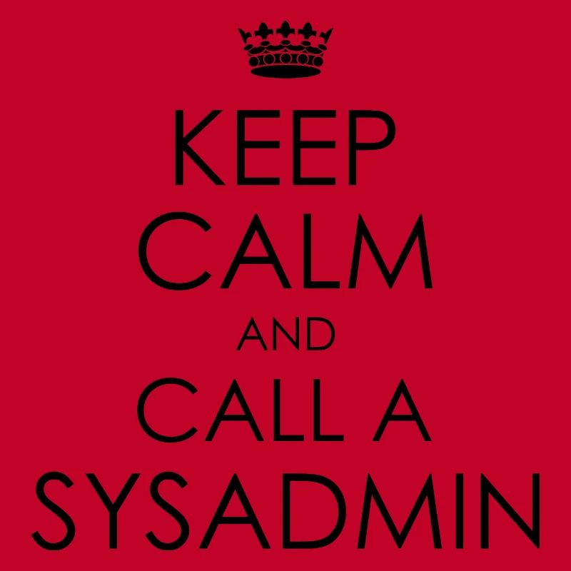 call sysadmin