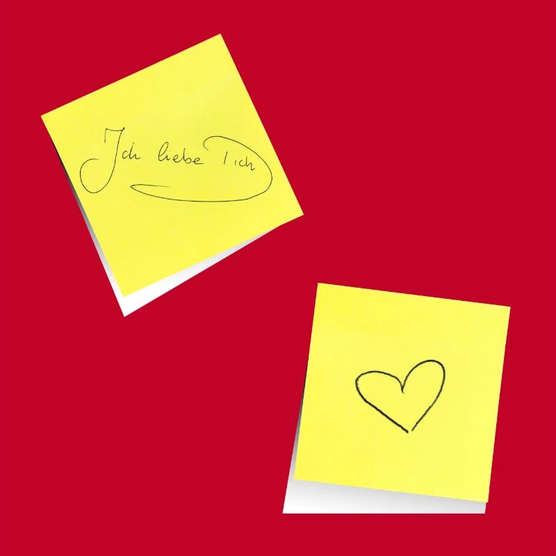 je t’aime , Note, Adhésifs, Note