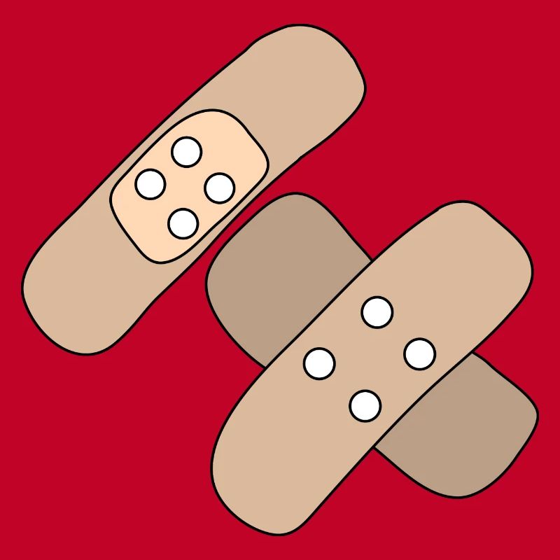 Patch, blessure, blessure, guérison, idée cadeau