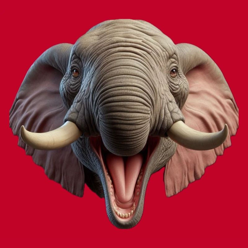 Lachender Elefant 2