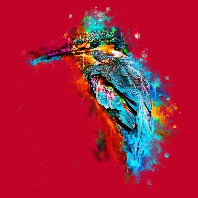 gxp oiseau de glace kingfisher eau éclaboussures