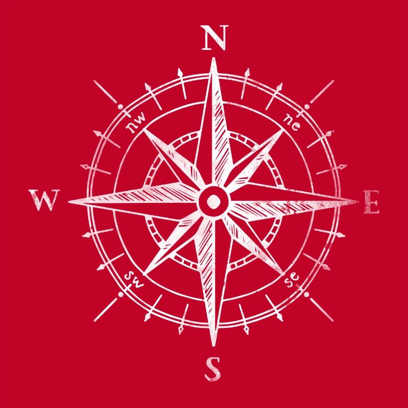 Gift Retro Compass Cardinal points