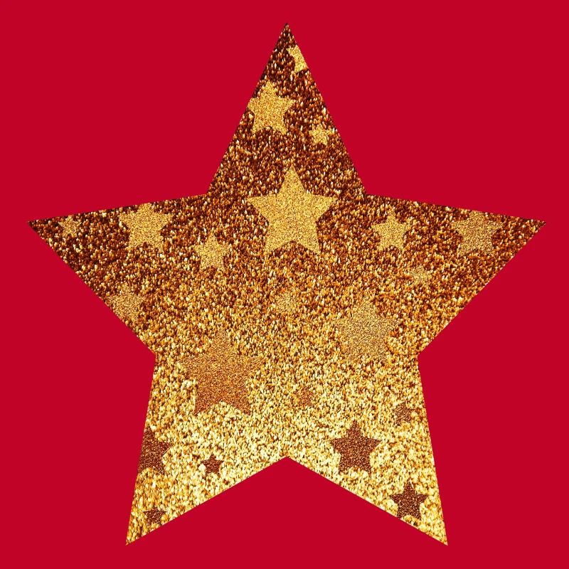 Stern mit Sternchen - Gold Geschenk Geschenkidee