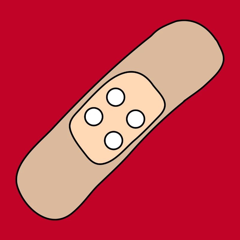 Patch, blessure, blessure, guérison, idée cadeau