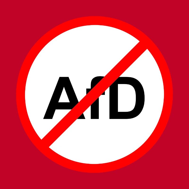 Aucun panneau de signalisation AfD