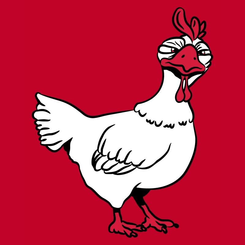 Poulet en colère