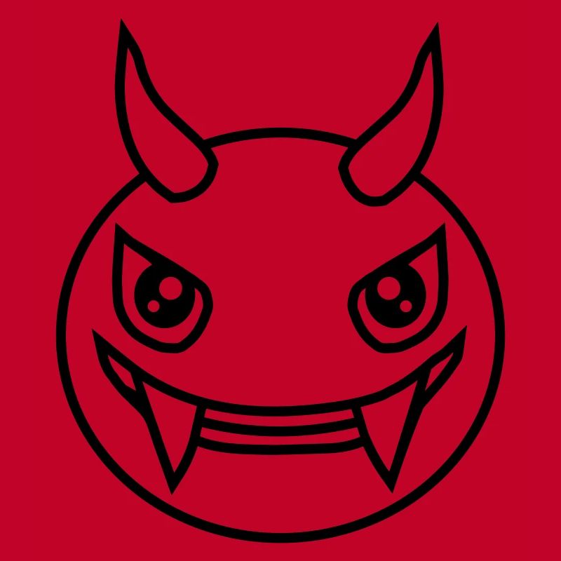 Monster Design Devil Face