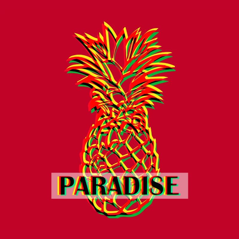 Ananas regard 3D