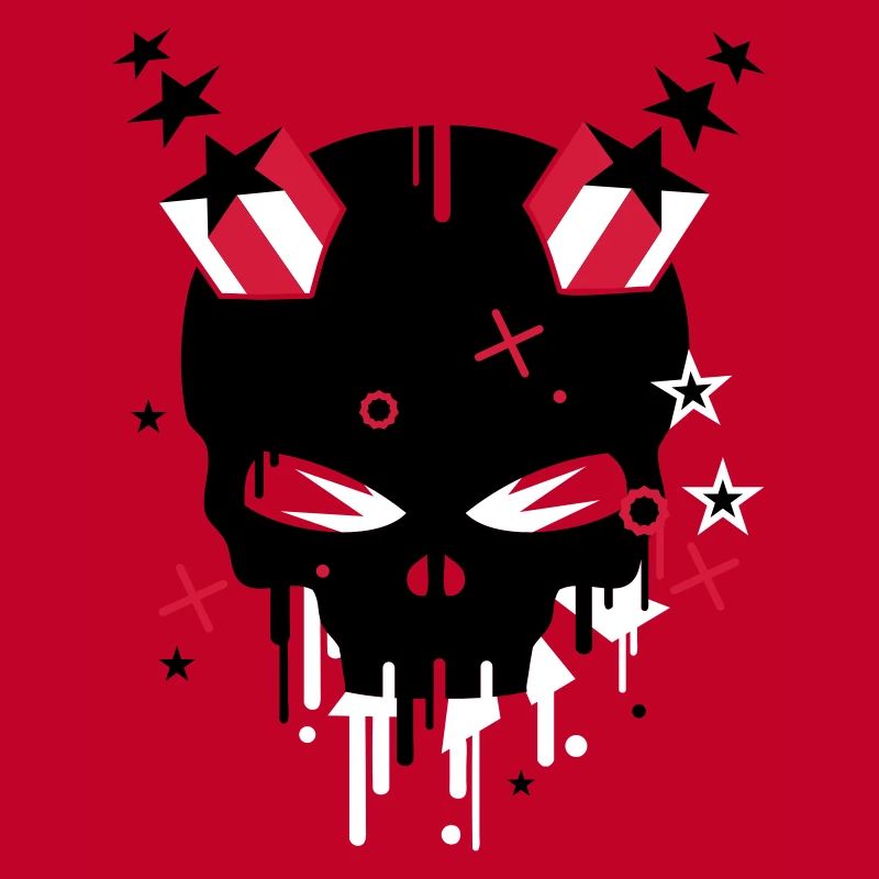 Devilskull with stars
