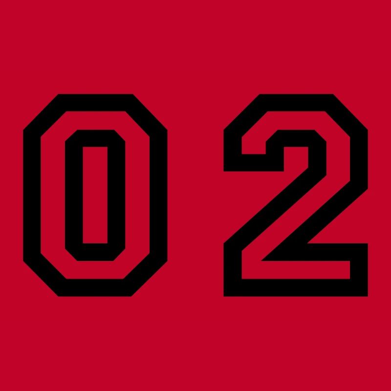 number - 02 - zero two
